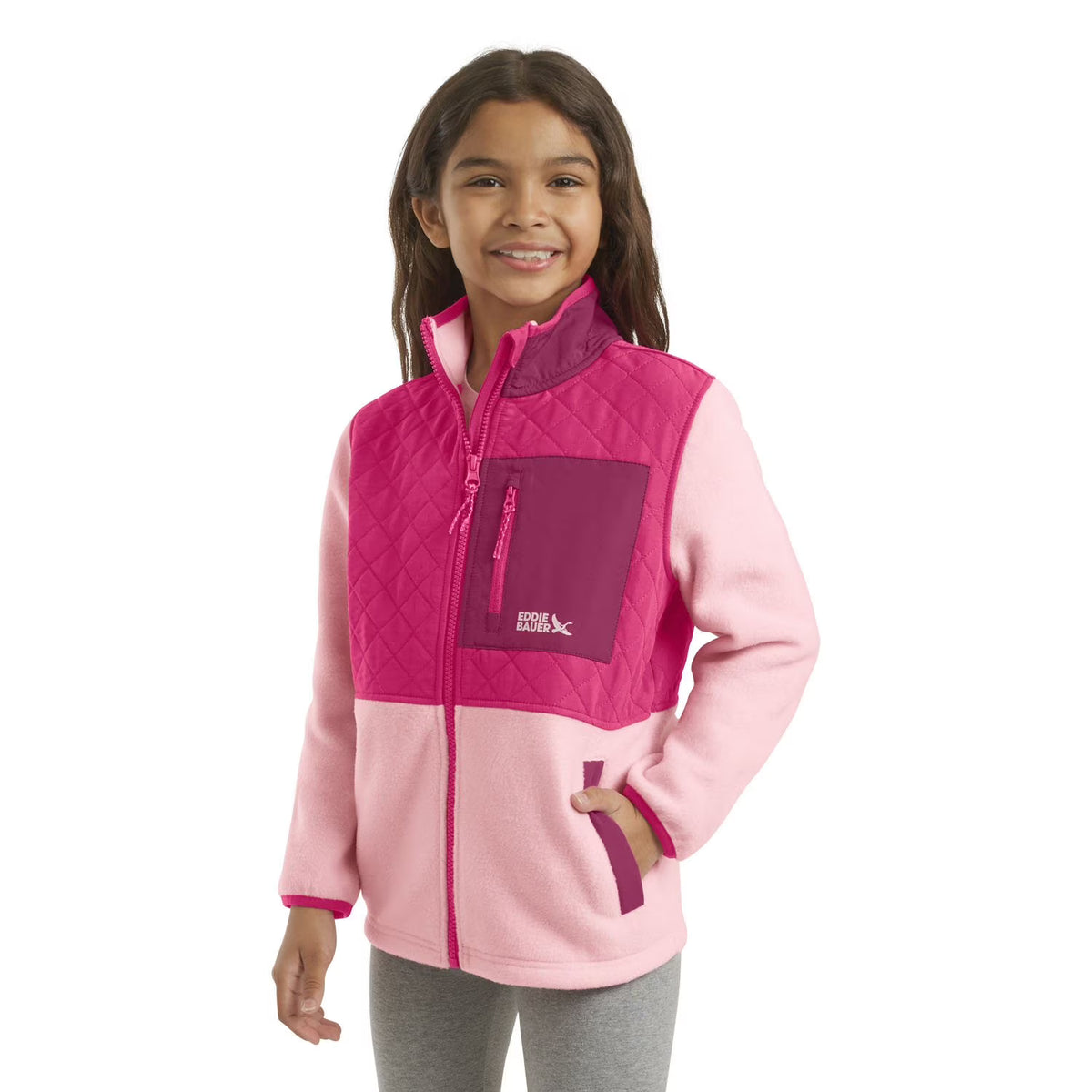 Eddie Bauer Girls Polar Fleece Jacket