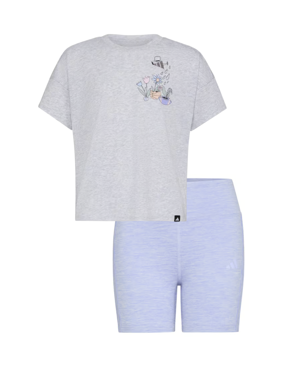 Adidas T-shirt & Biker Shorts Set