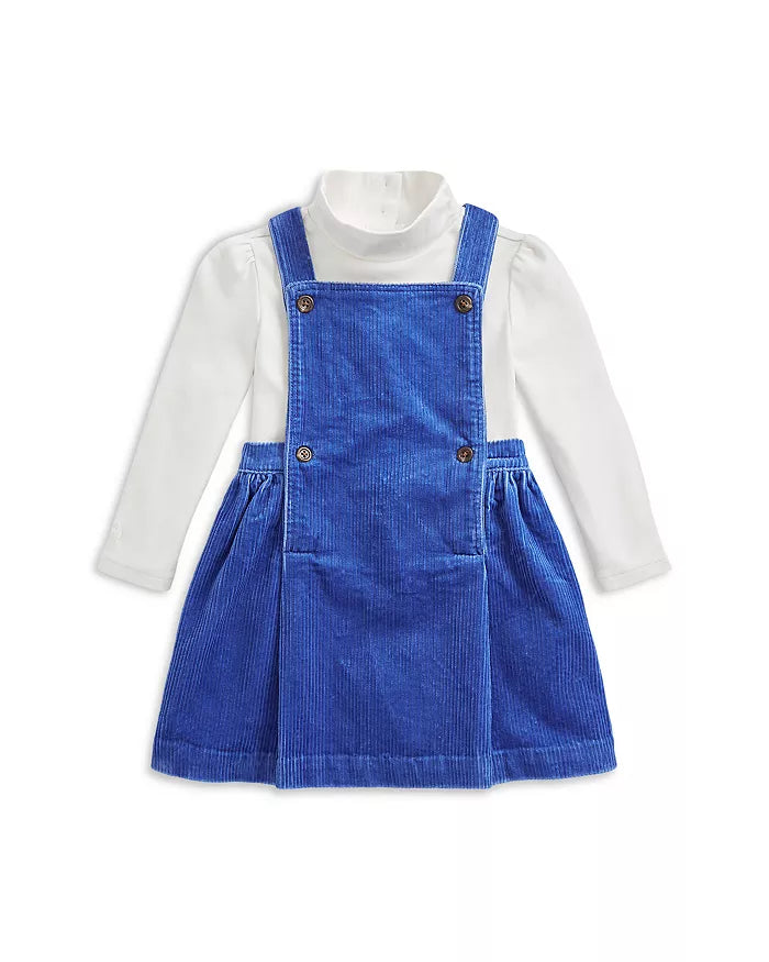Ralph Lauren Girls' Turtleneck & Corduroy Dress Set