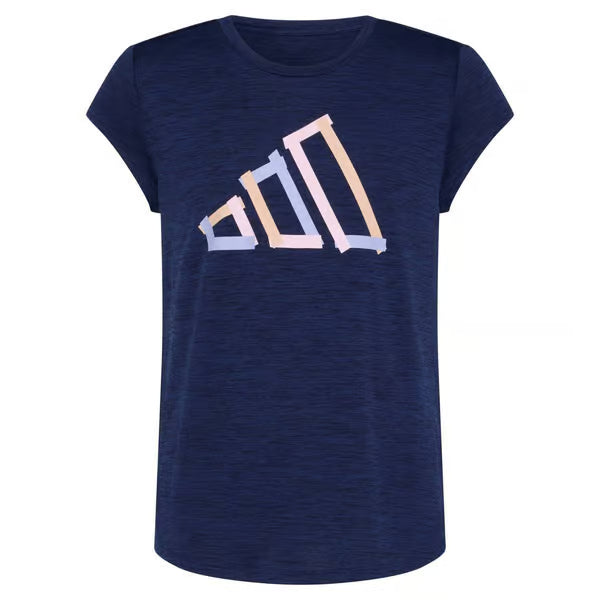Adidas Slim Fit Mélange Emblem Tee & Skort Set