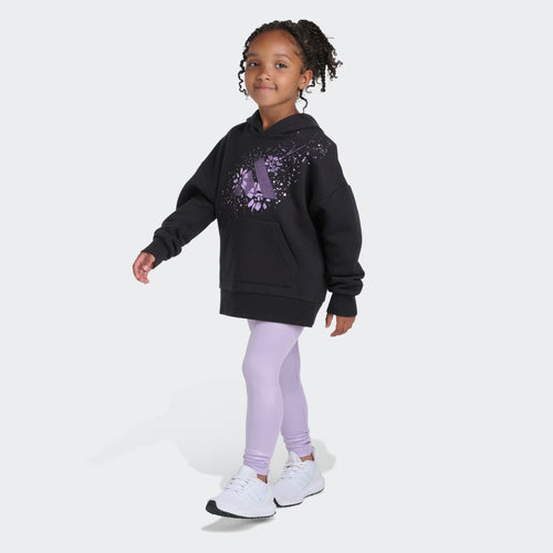 Adidas Long Sleeve Graphic Fleece Pullover & Jogger Set