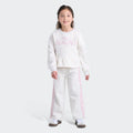 Adidas Long Sleeve Peplum Waist Heather Pullover & Elastic Waistband Heather Pant Set