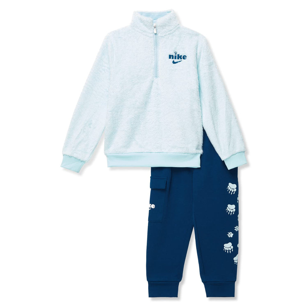 Nike Sherpa Top & Fleeced Jogger Set