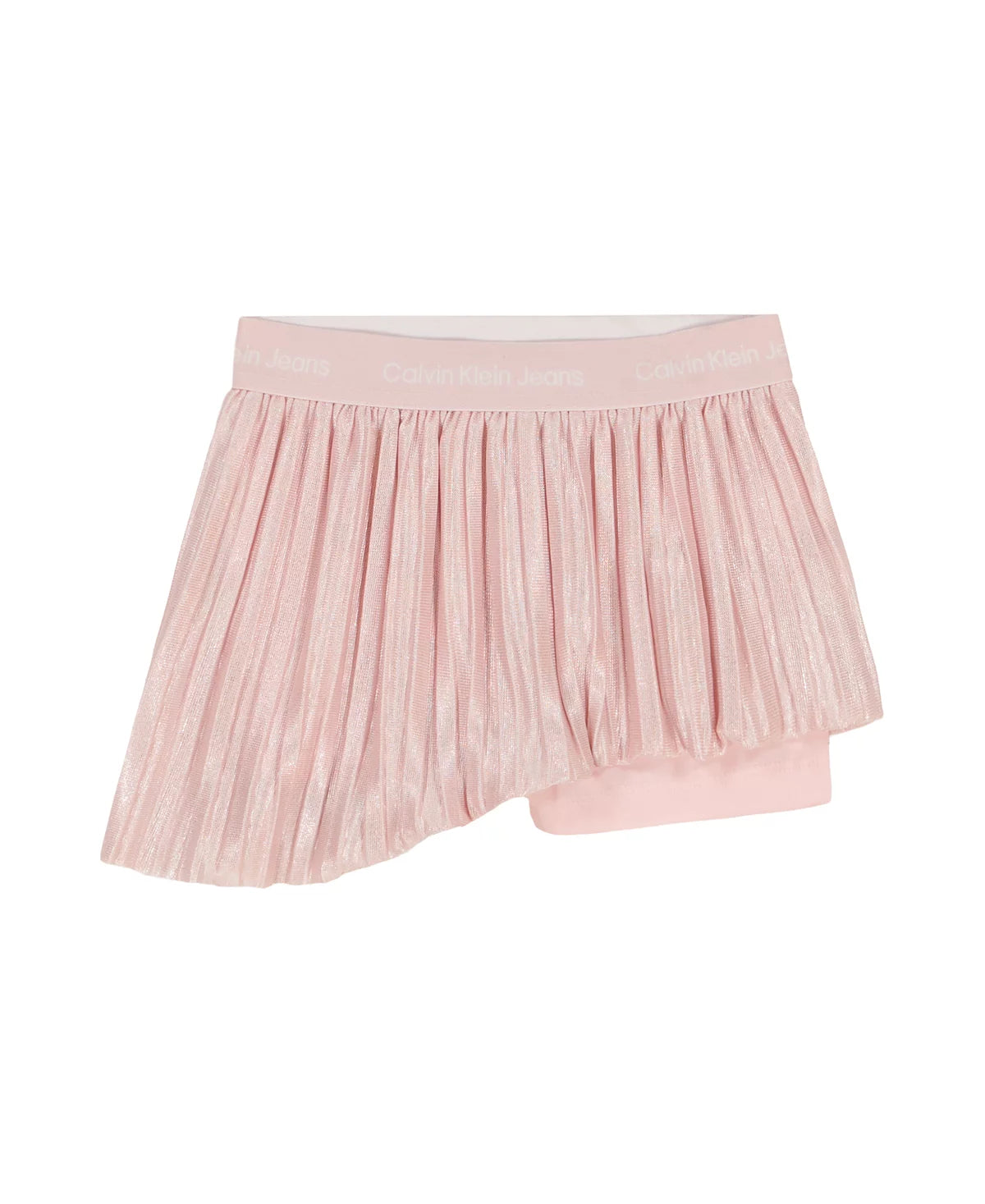 Calvin Klein Emblem Top & Metallic Skort Set