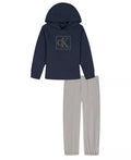 Calvin Klein Slub Pique Hoodie and Tech Twill Pants Set