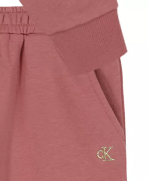 Calvin Klein Fleece Monogram Hoodie and Joggers Set