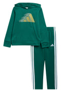 Adidas 2-Color Logo Fleece Hoodie & Joggers Set