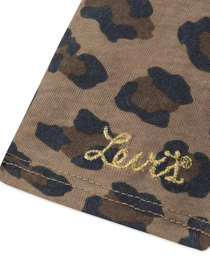 Levi's Leopard-Printed Top and Skirtall