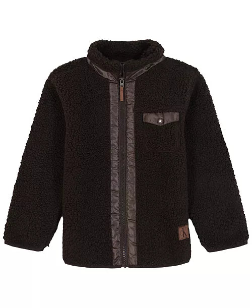 Calvin Klein Berber Shirt Jacket, Long-Sleeve T-Shirt and Joggers, 3-Piece Set
