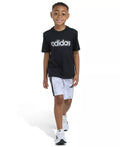 Adidas Shirt and Printed Camo Shorts Set