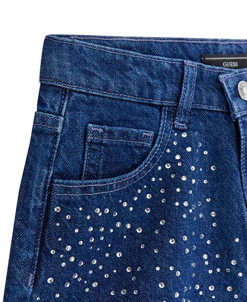 Guess Rhinestone Tee and Jeans Shorts