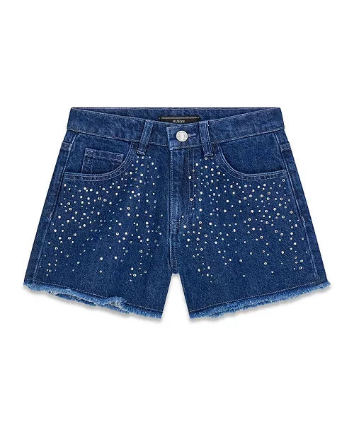 Guess Rhinestone Tee and Jeans Shorts