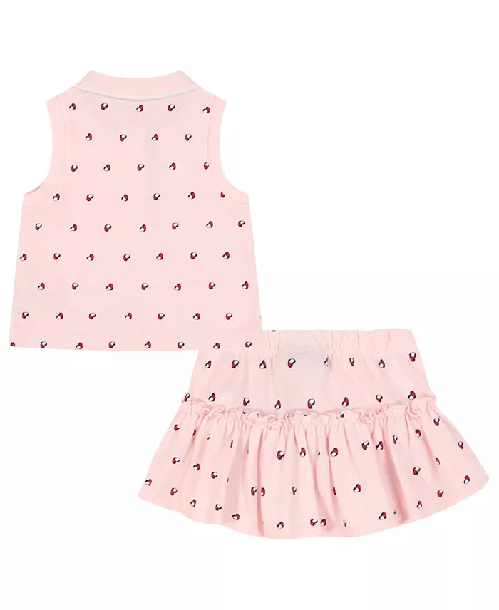 Tommy Hilfiger Printed Top and Skirt Set