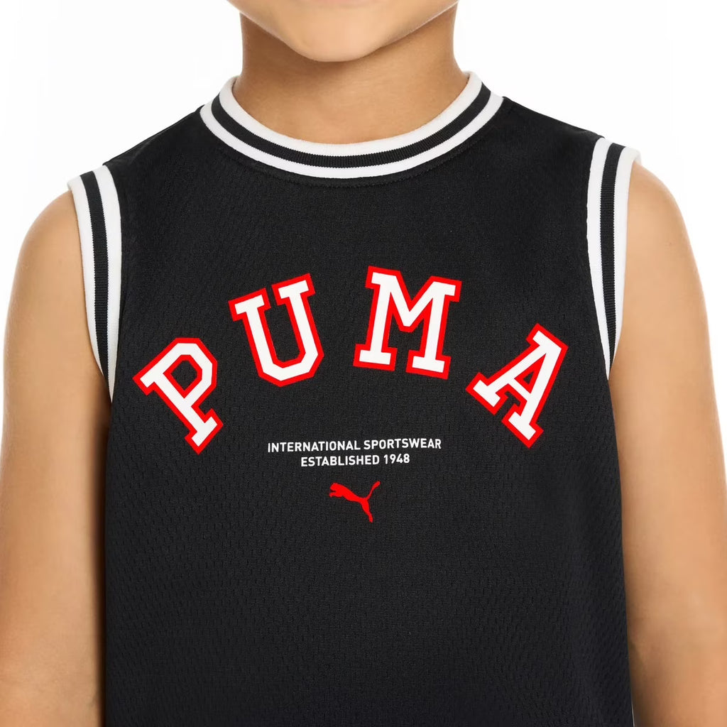 PUMA 3-Piece Tank Top, Shorts & T-Shirt Active Set