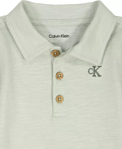 Calvin Klein  Polo Bodysuit & Shorts Set