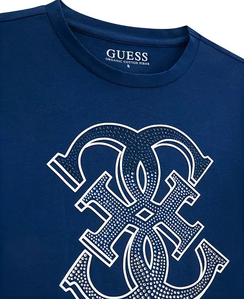 Guess Rhinestone Tee and Jeans Shorts