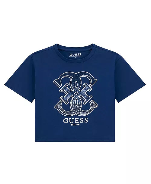Guess Rhinestone Tee and Jeans Shorts