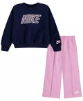 Nike Fleeced Retro Remix Graphic Top and Pants Set