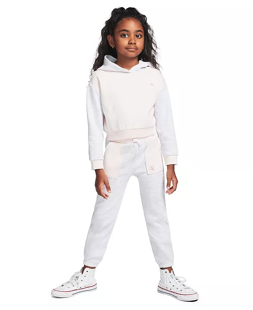 Calvin Klein Color-Block Hoodie and Joggers Set