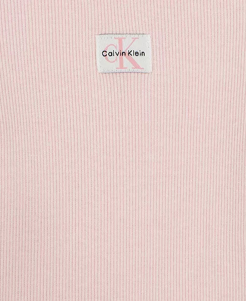 Calvin Klein Long-Sleeve Top and Denim Skort Set