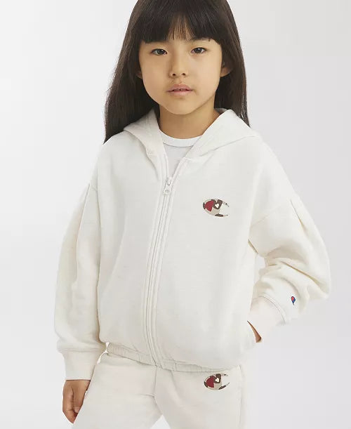 Champion Fleece Leopard Logo Hoodie & Jogger Set