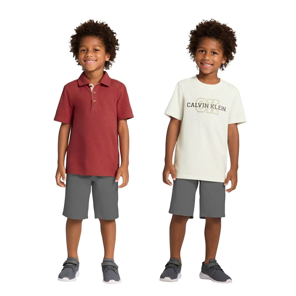 Calvin Klein Kids' 3-piece Polo & Short Set