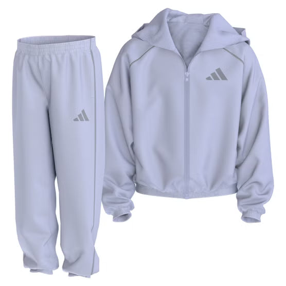 Adidas Tricot Hooded Set - Light Purple