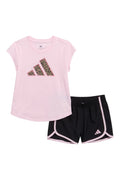 Adidas Logo T-Shirt & Shorts Set