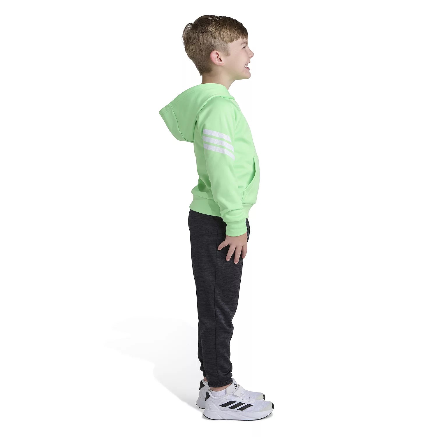Adidas Fleece Pullover Hoodie & Joggers Set