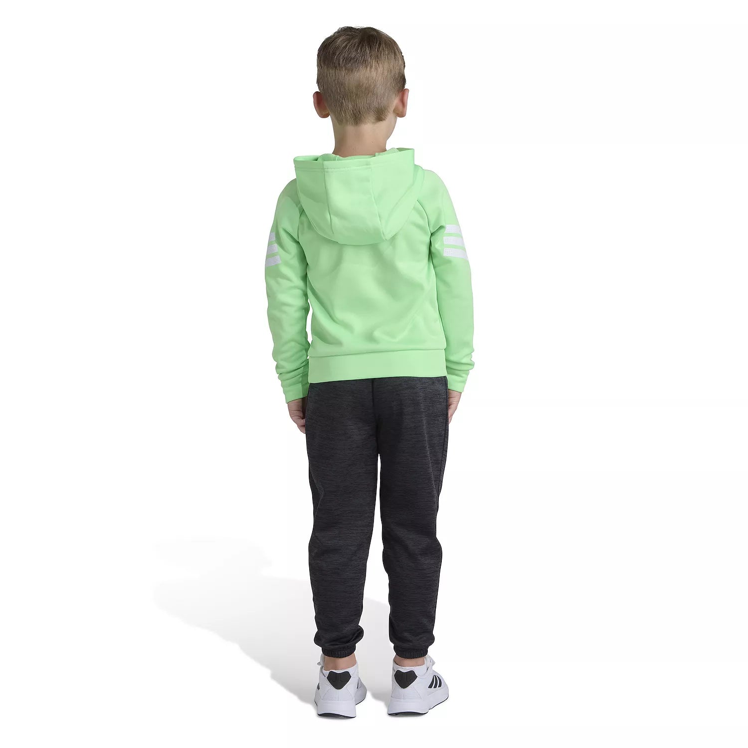 Adidas Fleece Pullover Hoodie & Joggers Set