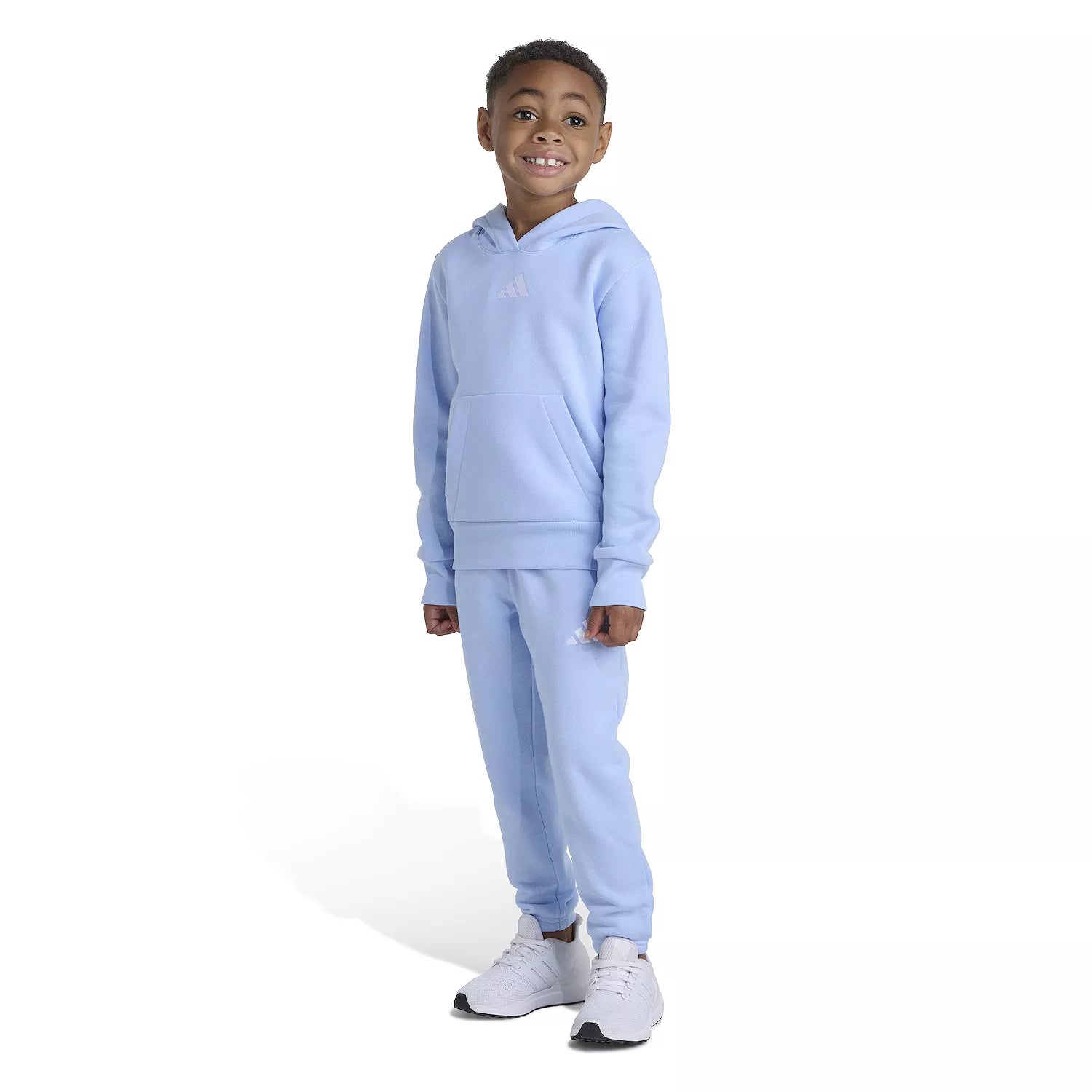 Adidas Long Sleeve Pullover Hoodie & Jogger Pants Set