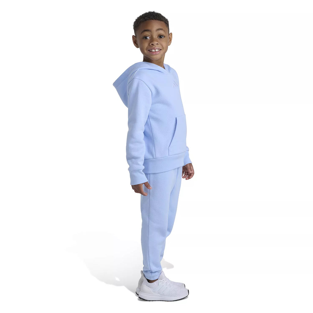 Adidas Long Sleeve Pullover Hoodie & Jogger Pants Set