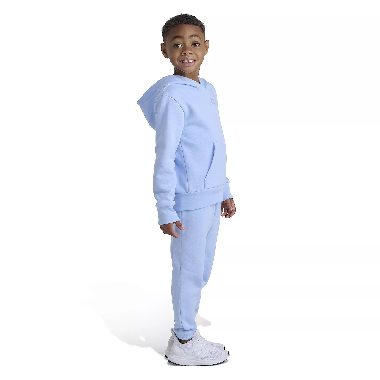 Adidas Long Sleeve Pullover Hoodie & Jogger Pants Set