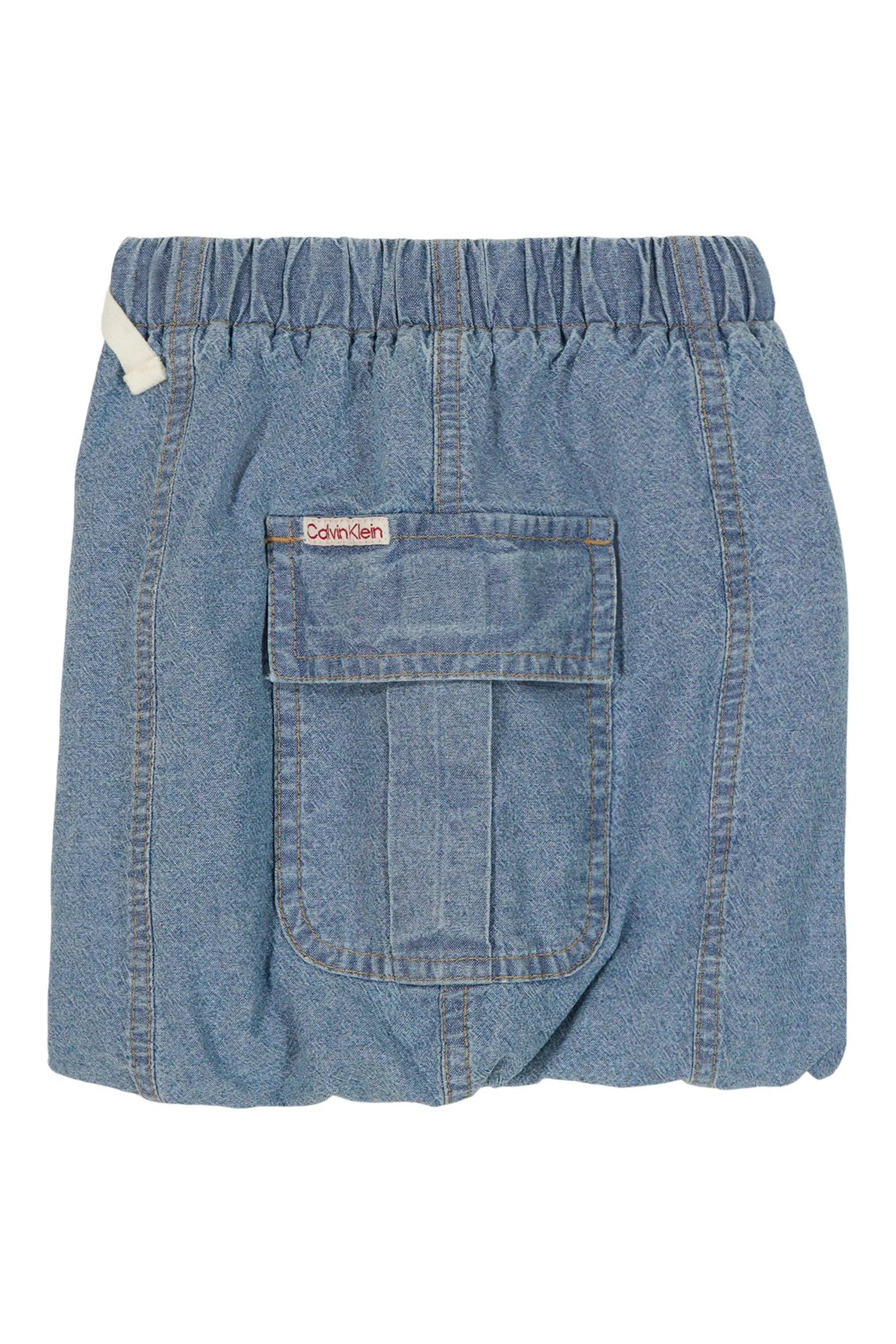 Calvin Klein Rib Tank & Denim Skirt Set