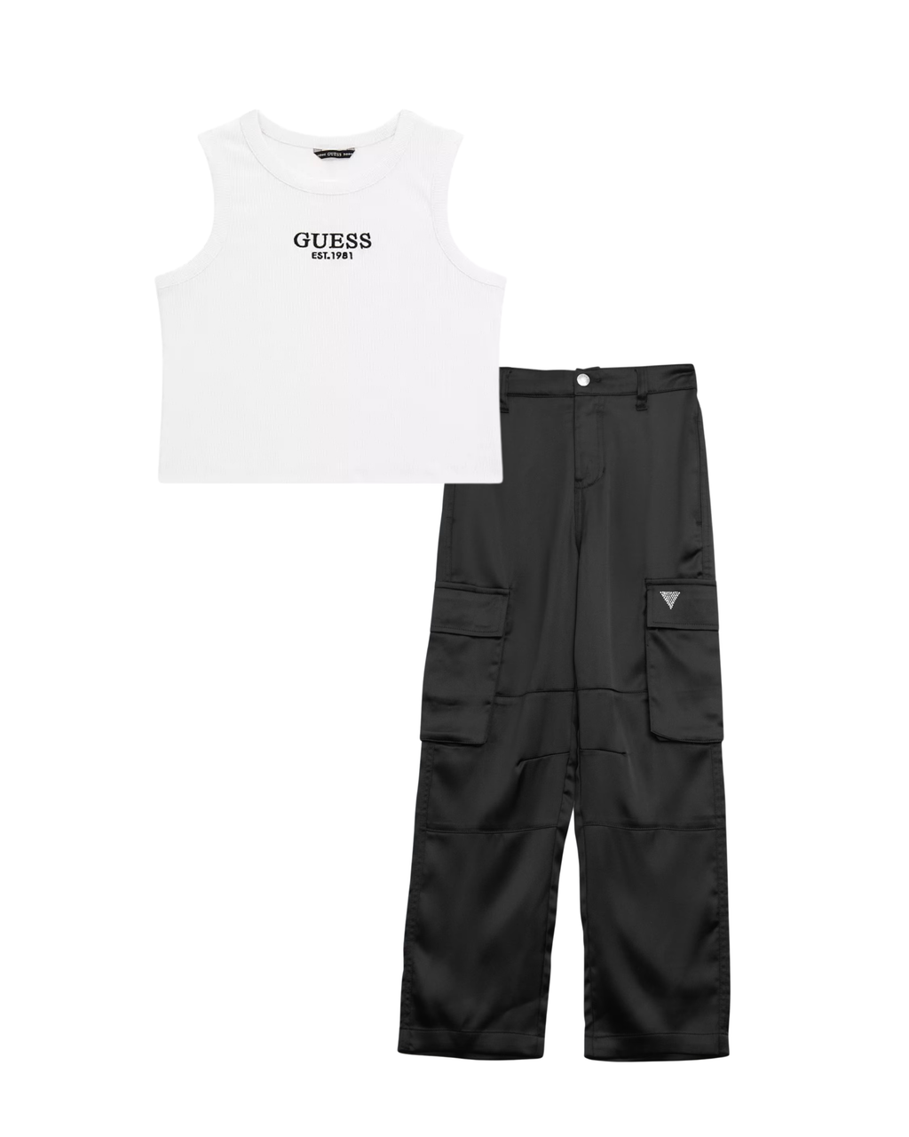 Guess Tank Top and  Whitney Cargo Pants