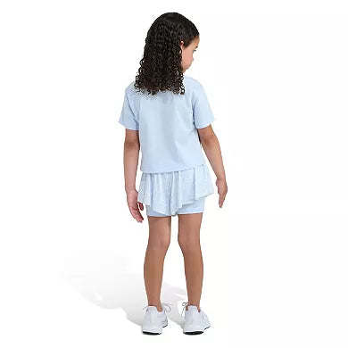 Adidas Crewneck T-Shirt and Flowy Short Set
