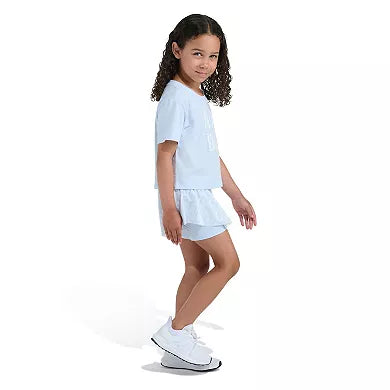 Adidas Crewneck T-Shirt and Flowy Short Set