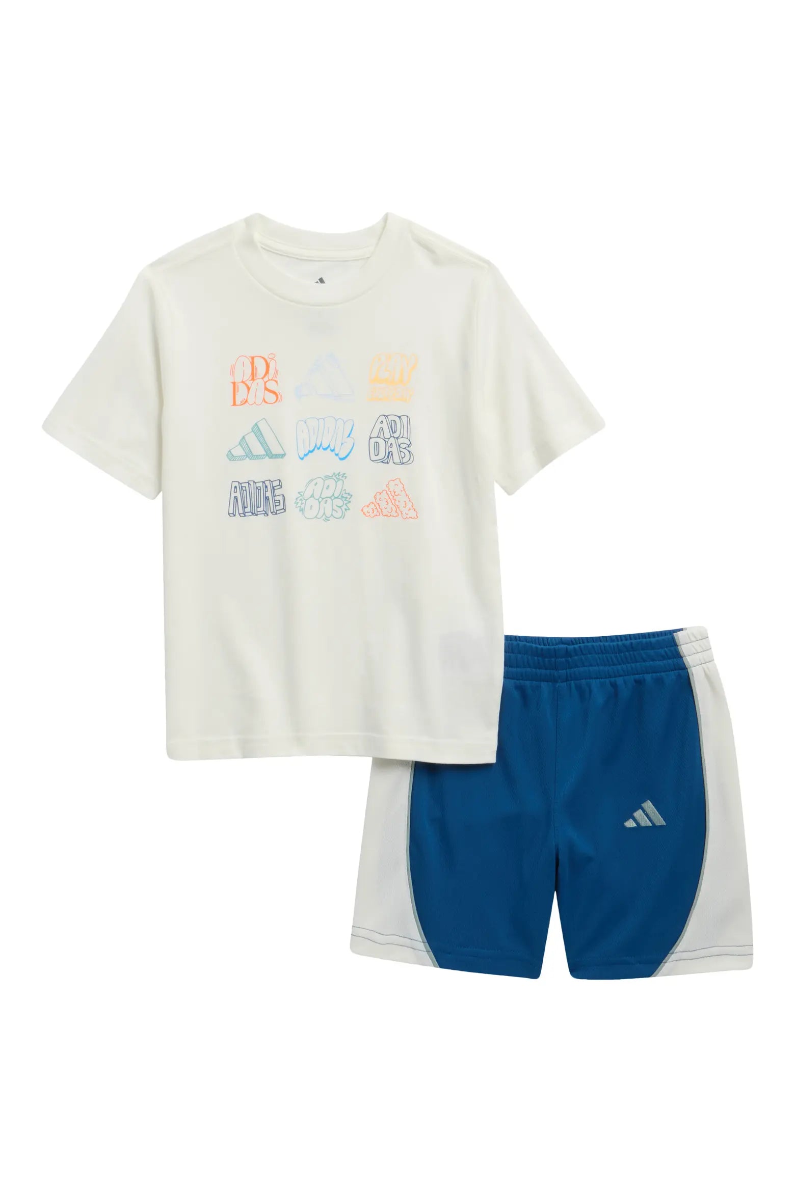 Adidas Logo T-Shirt & Shorts Set