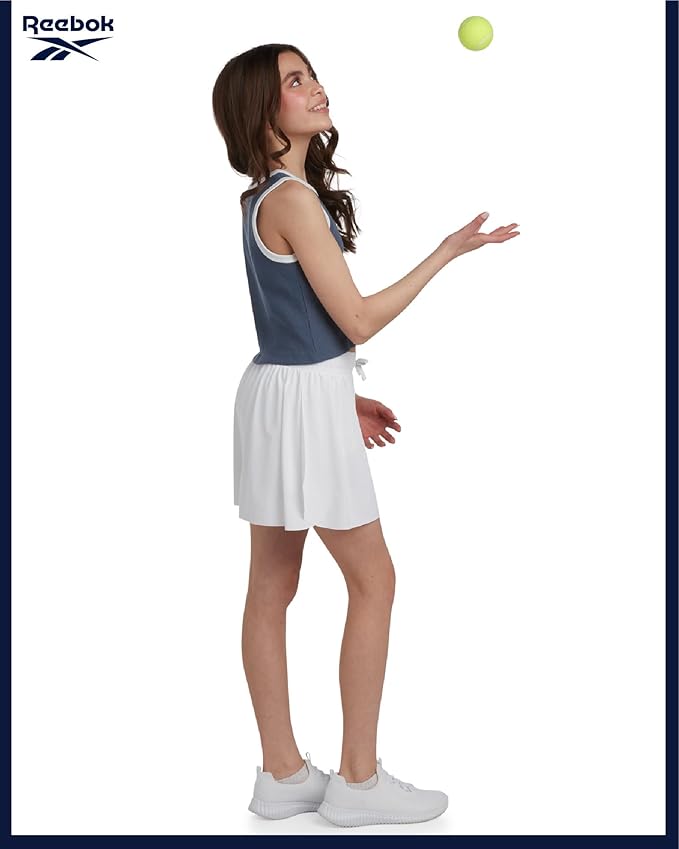 Reebok Ribbed Tank Top & Drawstring Butterfly Shorts Set