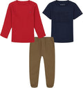 Tommy Hilfiger Short Sleeve and Long Sleeve Tee with Jogger Set