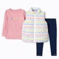 Clavin Klein T-shirt, Puff Vest, and Leggings Set