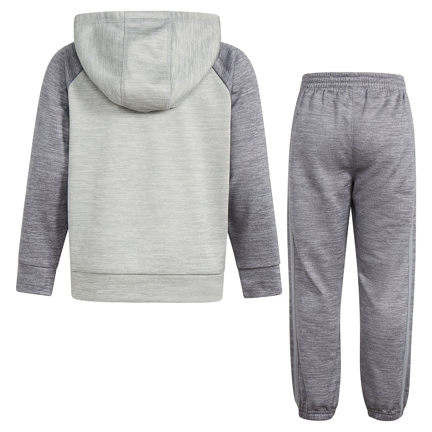 Adidas Fleece Pullover Hoodie & Jogger Pants Set