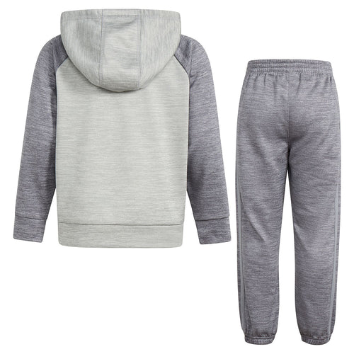 Adidas Fleece Pullover Hoodie & Jogger Pants Set