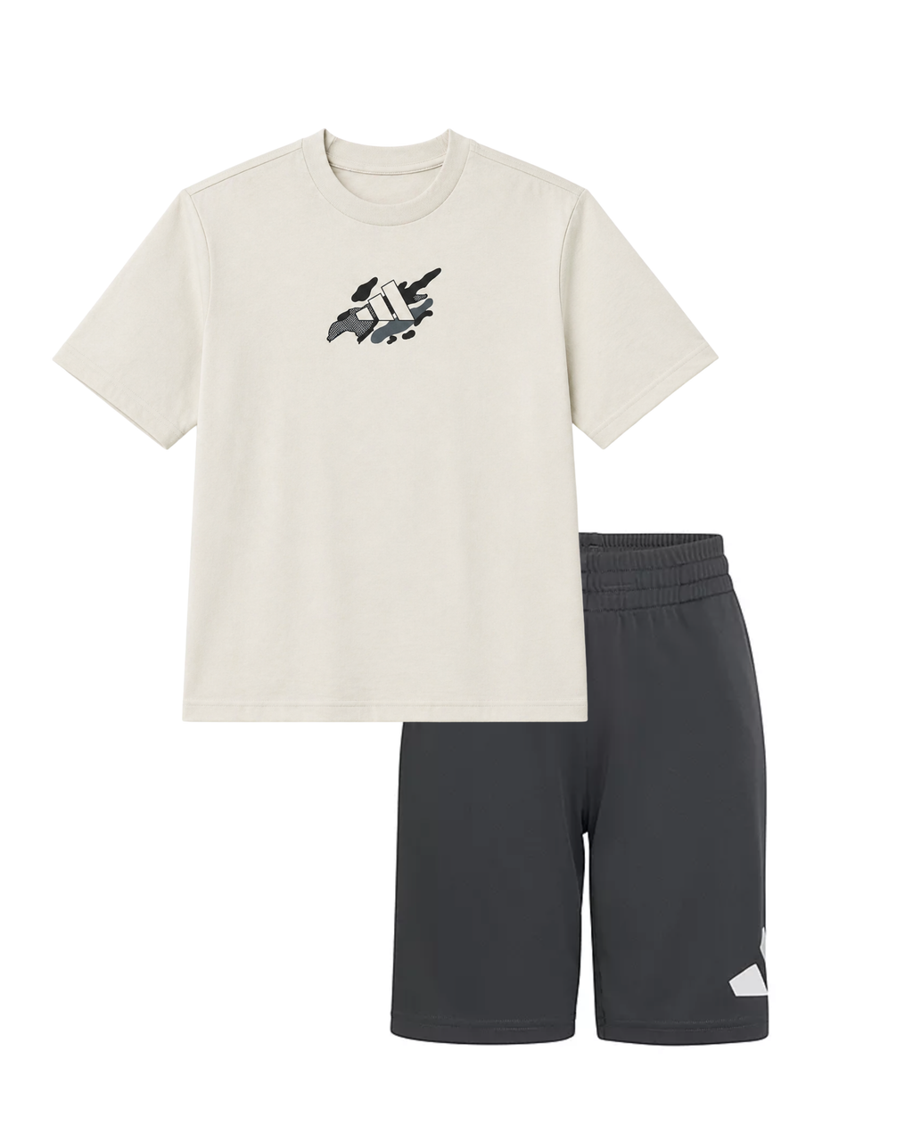 Adidas Cotton Tee and Shorts Set