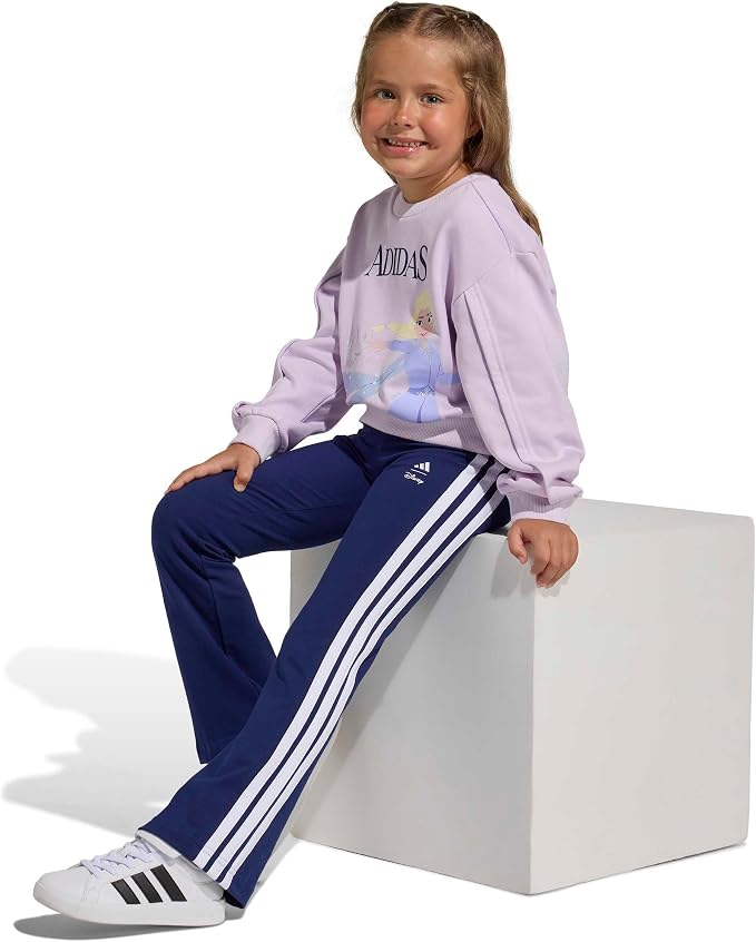 Adidas Girls Minnie Mouse Jogger Set Casual - Grey, Purple