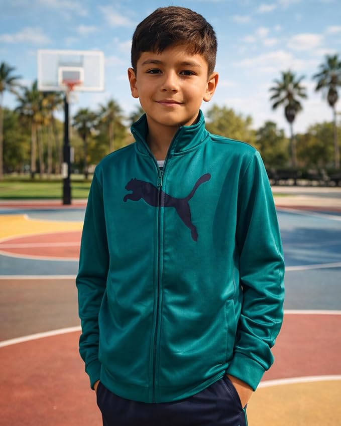 Puma T-Shirt, Tricot Jacket & Joggers Set