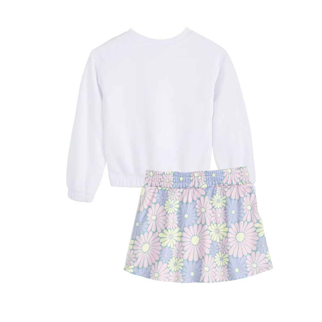 Puma Fleeced Hoodie and Skort Set
