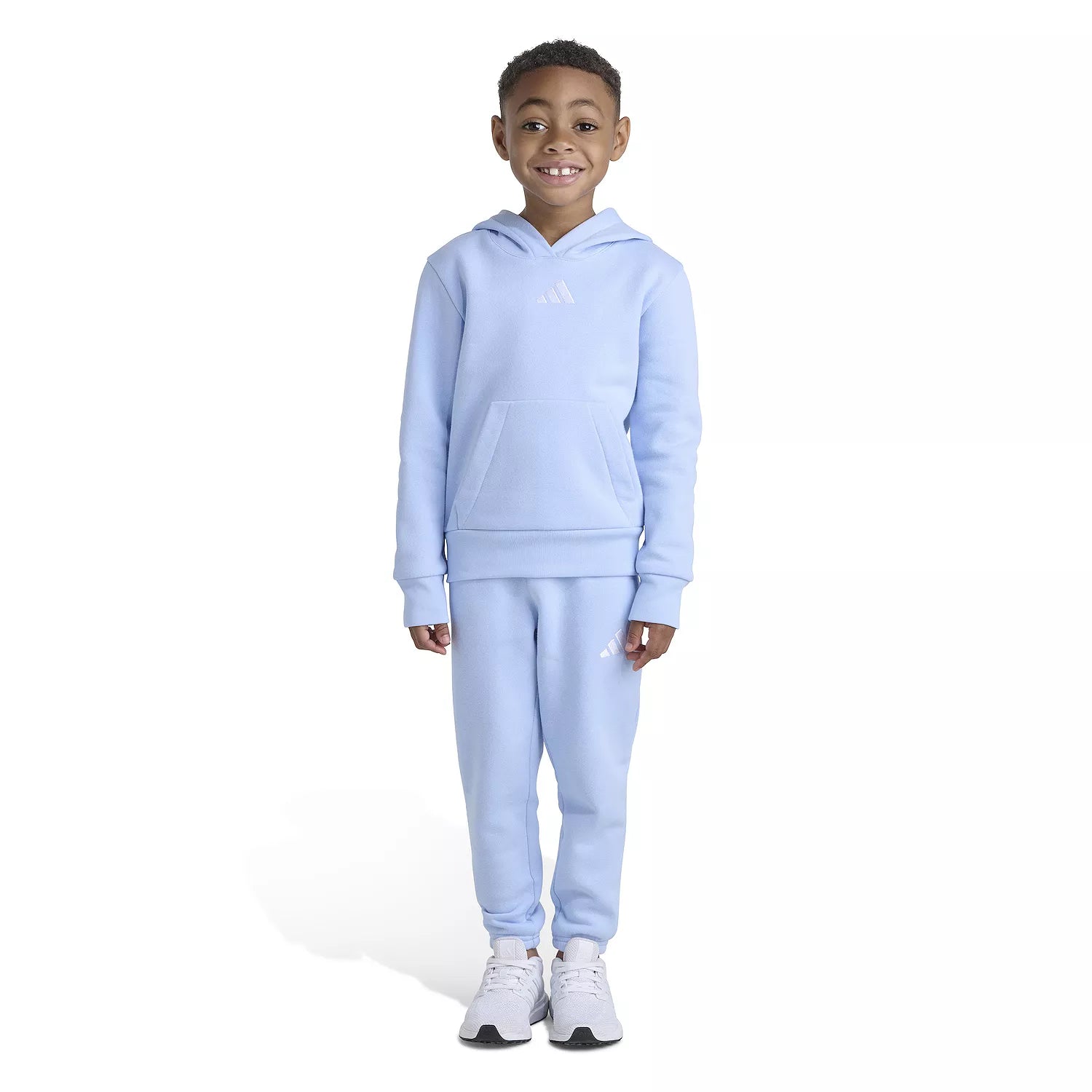 Adidas Long Sleeve Pullover Hoodie & Jogger Pants Set