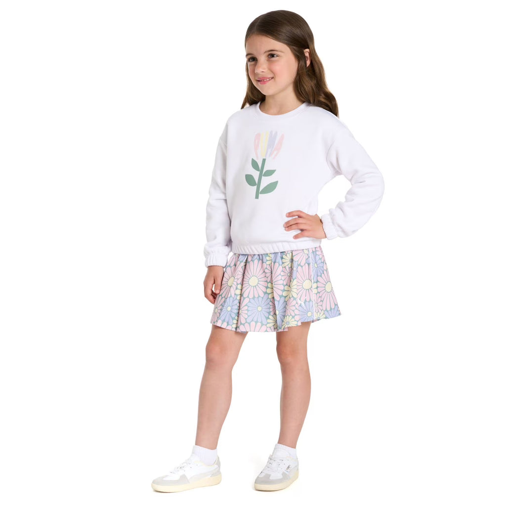 Puma Fleeced Hoodie and Skort Set