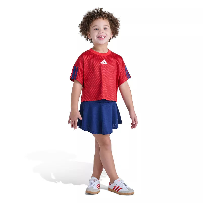 Adidas Soccer Top Skort Set